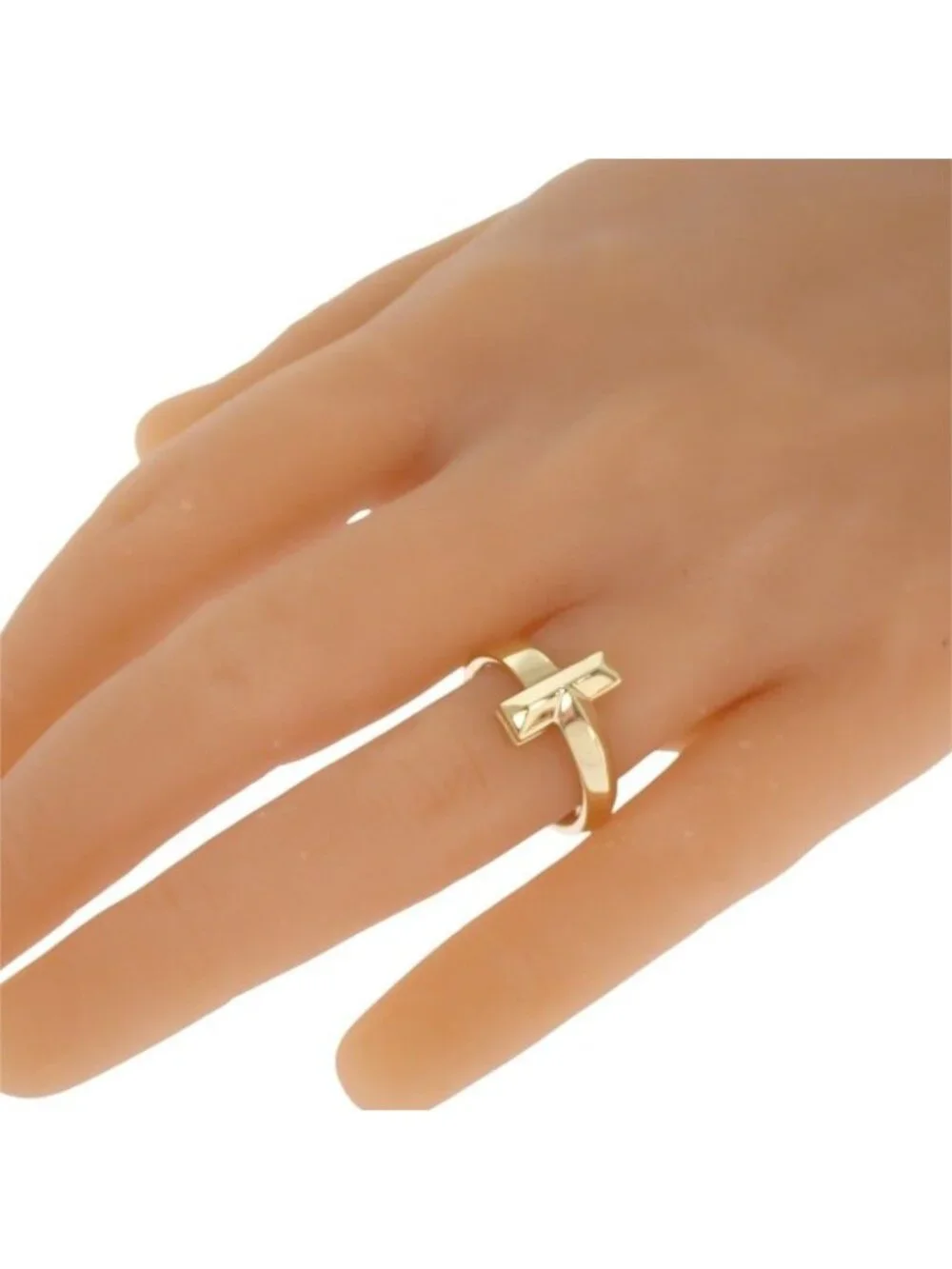 Tiffany & Co T One Wide Actual Ring 18k Yellow Gold